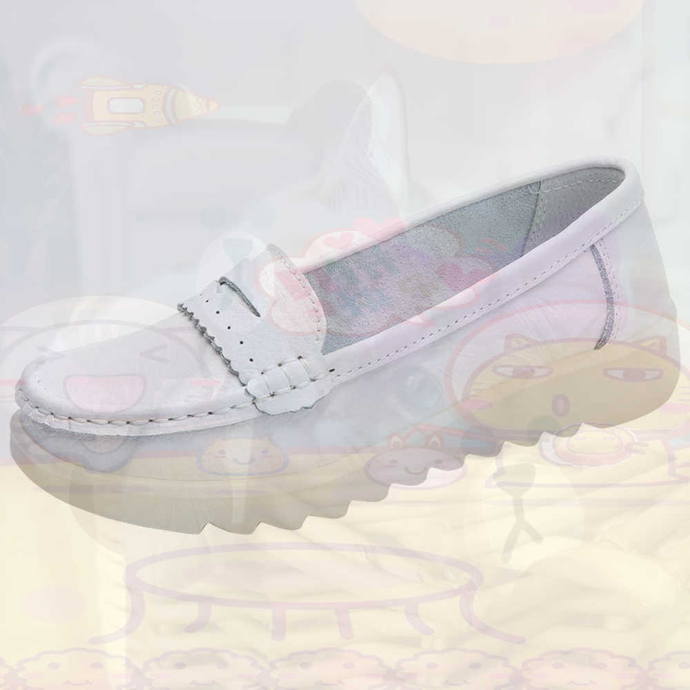Tech Accessories Dropshipping - Mocassin Rijden Tienersneakers Skateboarden Damesschoenen Zilver