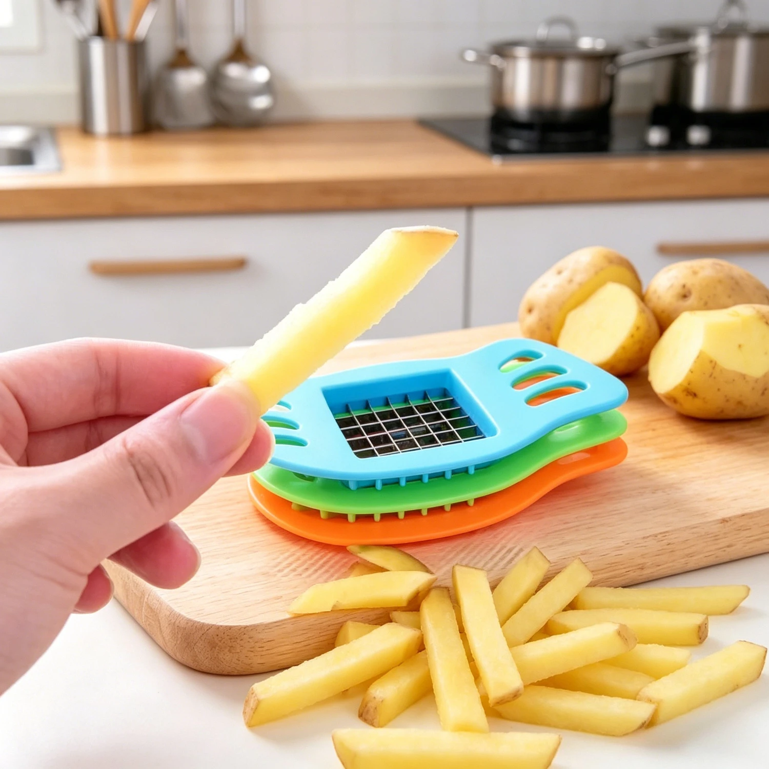 Tech Accessories And Gadgets - Multifunctionele aardappelsnijder, frietmaker, groente- en fruitsnijder,