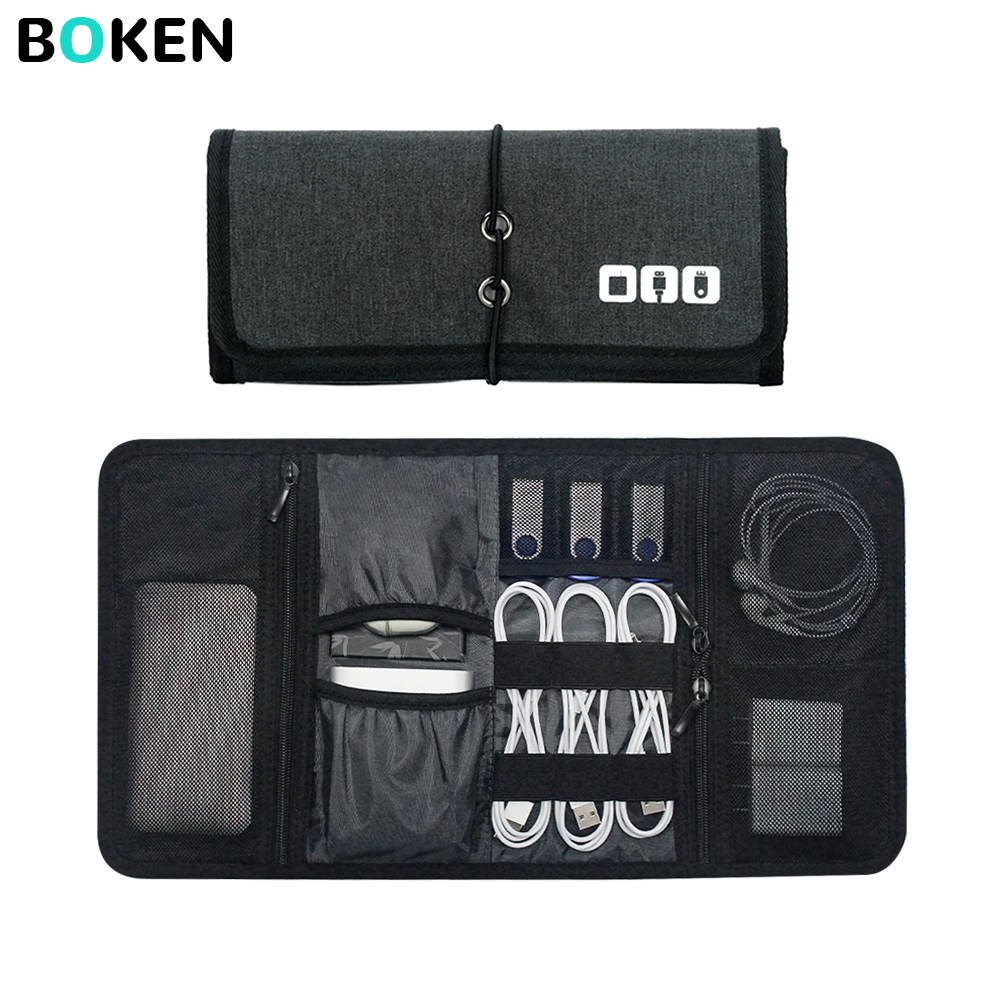 Tech Accessories Case - Tech Organizer Bag Kabelopbergtas Reistas voor