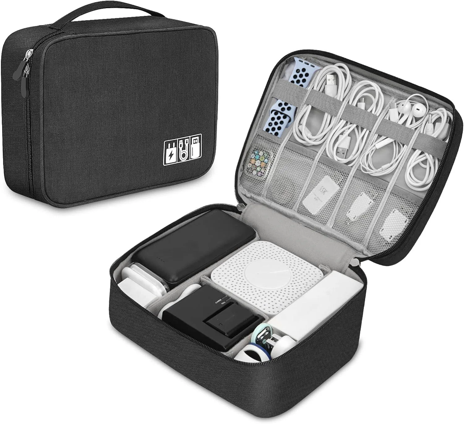 Draagbare Tech Organizer Case  - Tech Accessories Storage recensie en prijs