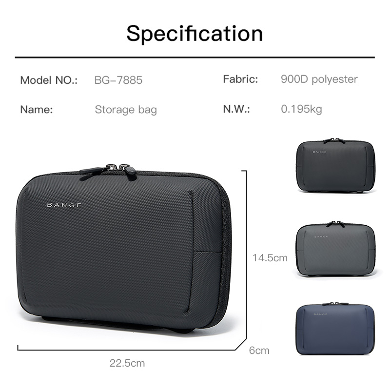 BANGE Grote capaciteit reisorg - Tech Accessories Case recensie en prijs